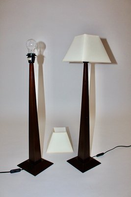 French Beech Table Lamps, 1980s, Set of 2-NB-1140158