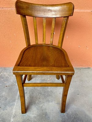 French Bistro Chairs, 1950s, Set of 6-GQM-2020124