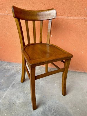 French Bistro Chairs, 1950s, Set of 6-GQM-2020124