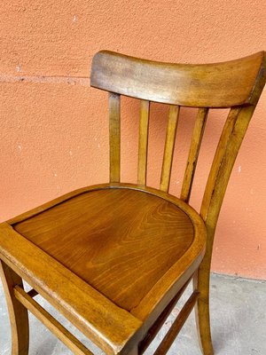 French Bistro Chairs, 1950s, Set of 6-GQM-2020124