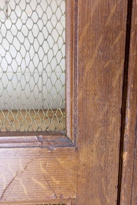 French Bookcase with Brass Mesh Doors, Late 19th Century-RIU-1328436