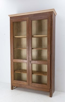 French Bookcase with Brass Mesh Doors, Late 19th Century-RIU-1328436