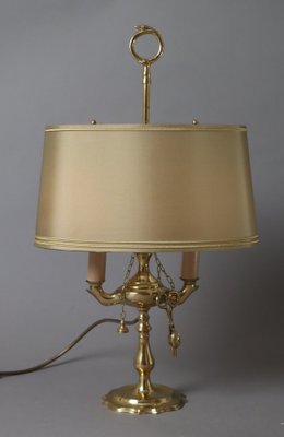 French Bouillotte Brass Table Lamp, 1970s-ESB-1792547