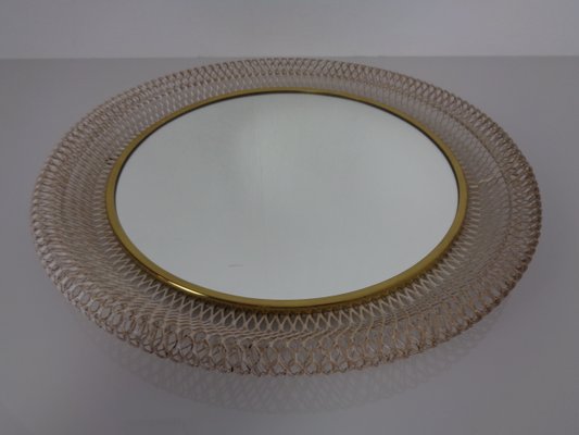 French Brass and Metal Mirror, 1960s-RDW-2041716