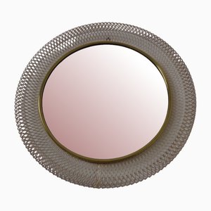 French Brass and Metal Mirror, 1960s-RDW-2041716