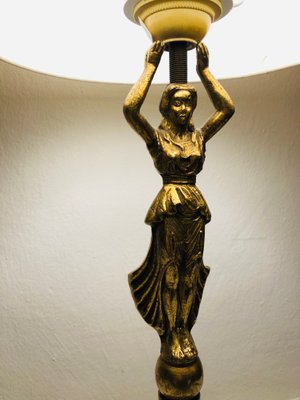 French Brass Lamp, 1950s-RZY-1111094