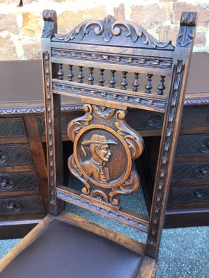 French Breton Desk, 1890s - 1900s-GQM-1366665