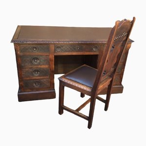 French Breton Desk, 1890s - 1900s-GQM-1366665