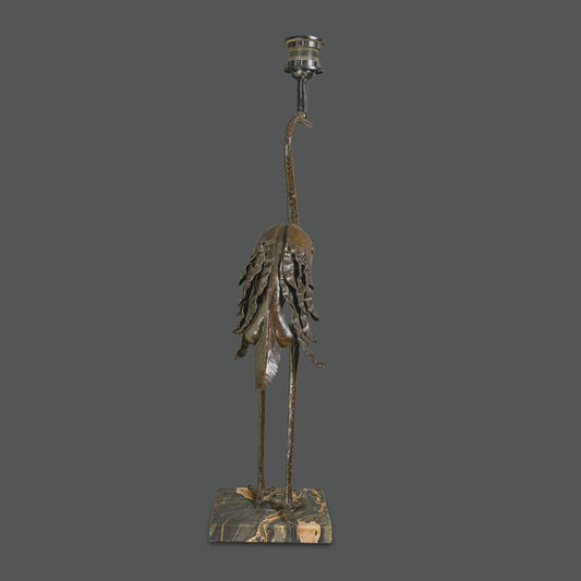 French Bronze Animalier Table Lamp, 1930s