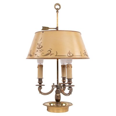 French Bronze Bouillotte Lamp, 19th Century-DEK-960497