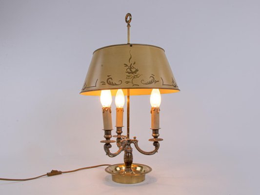 French Bronze Bouillotte Lamp, 19th Century-DEK-960497