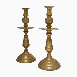 French Bronze Candle Holders, 1940, Set of 2-UZ-1069414