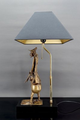 French Bronze Lamp in the style of Maison Charles, 1970s-XNH-1804514