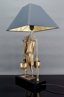 French Bronze Lamp in the style of Maison Charles, 1970s-XNH-1804514