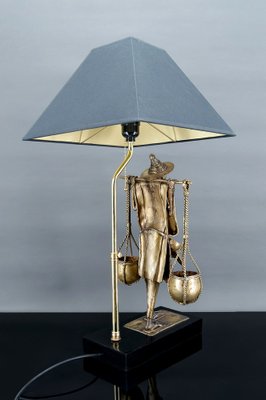 French Bronze Lamp in the style of Maison Charles, 1970s-XNH-1804514