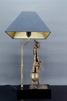 French Bronze Lamp in the style of Maison Charles, 1970s-XNH-1804514