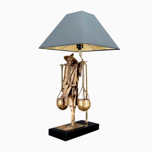 French Bronze Lamp in the style of Maison Charles, 1970s-XNH-1804514