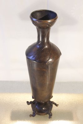 French Bronze Vase by Jean Désiré Ringel Dillzach, 1880s-WEQ-1143746