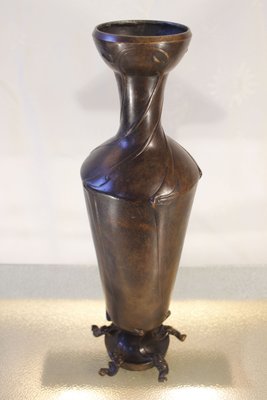 French Bronze Vase by Jean Désiré Ringel Dillzach, 1880s-WEQ-1143746