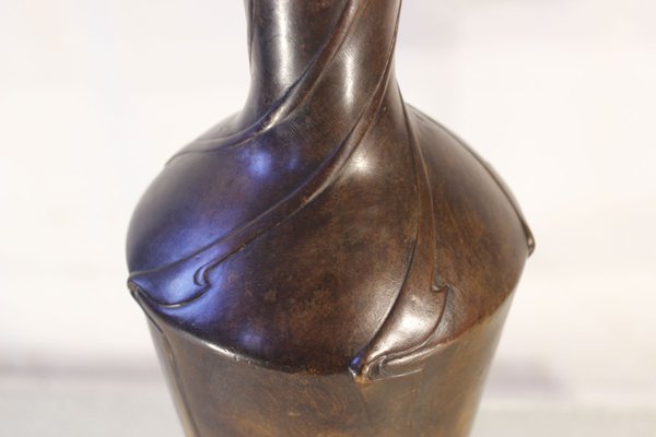 French Bronze Vase by Jean Désiré Ringel Dillzach, 1880s-WEQ-1143746