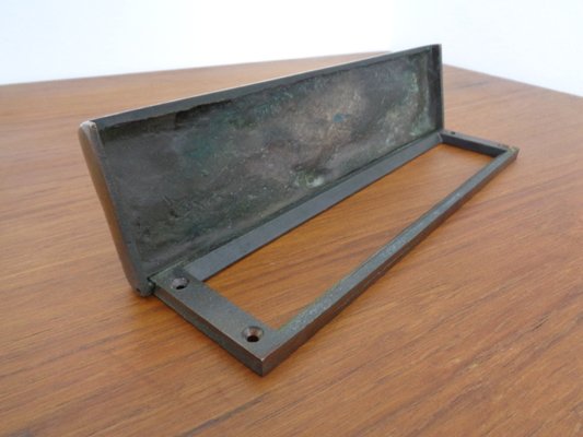 French Brutalist Bronze Letter Box, 1960s-RDW-1058985