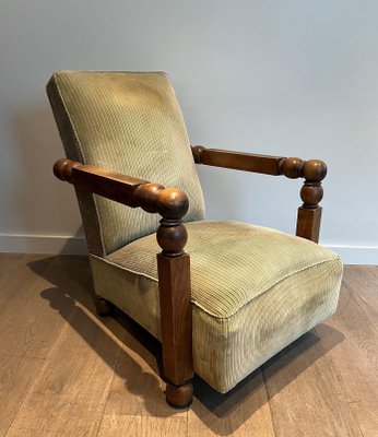 French Brutalist Chair, 1950s-BA-1705389