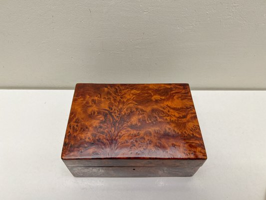 French Burl Wood Storage Box, 1960s-WZZ-2023605