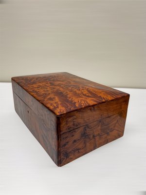 French Burl Wood Storage Box, 1960s-WZZ-2023605