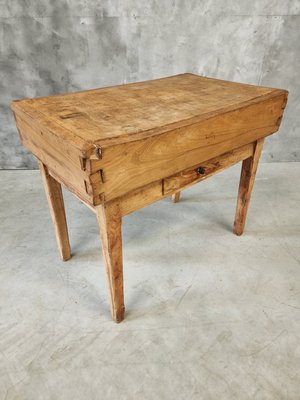 French Butchers Chopping Block-IFQ-2021779