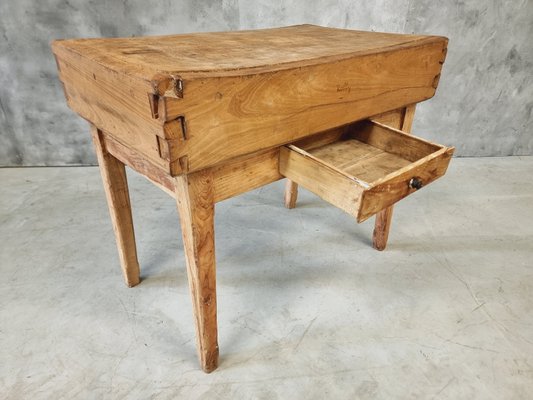 French Butchers Chopping Block-IFQ-2021779