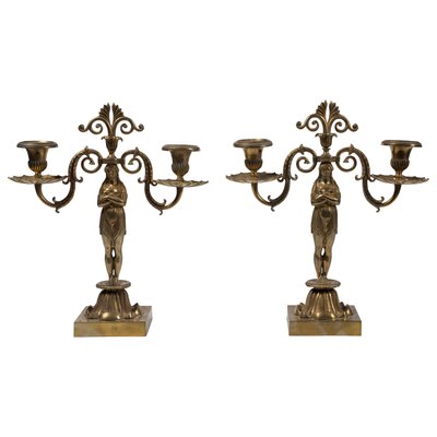 French Candleholders, 19th Century, Set of 2-ZCI-1379996