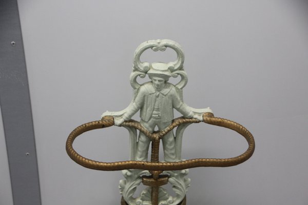 French Cast Iron Umbrella Holder, 1950s-NAD-1801356