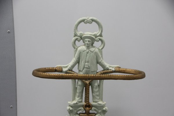 French Cast Iron Umbrella Holder, 1950s-NAD-1801356