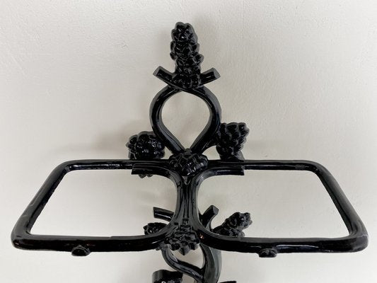 French Cast Iron Umbrella Stand, 1940s-WZZ-1033593