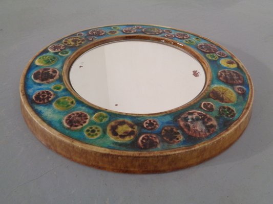 French Ceramic Mirror, 1960s-RDW-799487