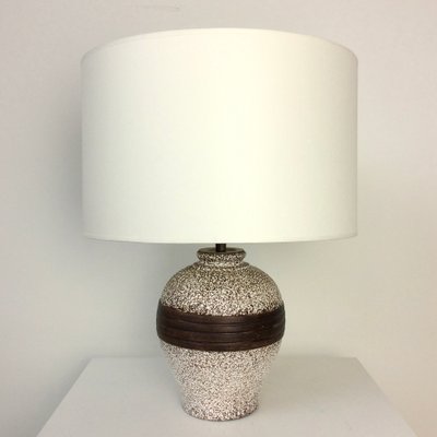 French Ceramic Table Lamp, 1940s-EW-1110101