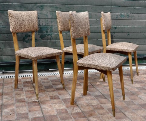 French Chairs, 1950s, Set of 4-ROJ-910500