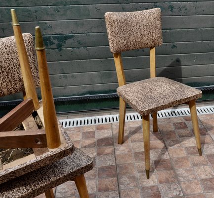 French Chairs, 1950s, Set of 4-ROJ-910500