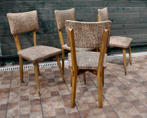 French Chairs, 1950s, Set of 4-ROJ-910500