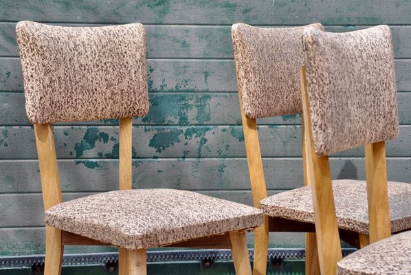 French Chairs, 1950s, Set of 4-ROJ-910500