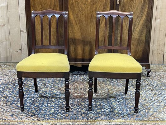 French Chairs in Mahogany, Set of 2-QYF-1772555