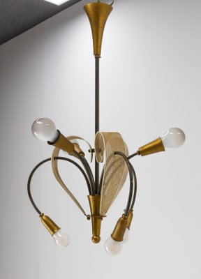 French Chandelier by Pierre Guariche for Disderot, 1950-RIU-1142267