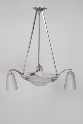 French Chandelier from Freres, 1920s-WHY-1003764