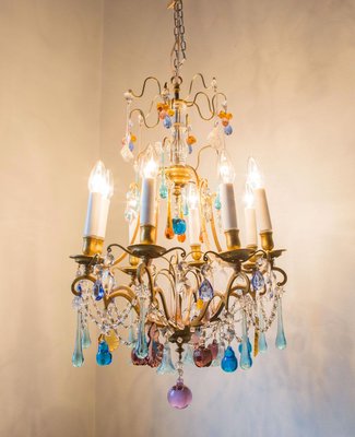 French Chandelier in Crystals-JWI-1193144