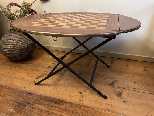 French Checkers Table, 1960s-OFB-1785494