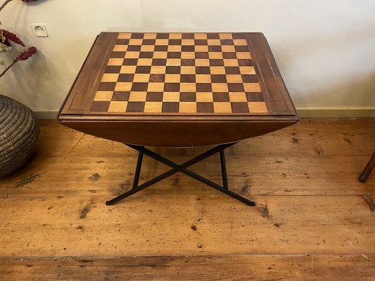 French Checkers Table, 1960s-OFB-1785494