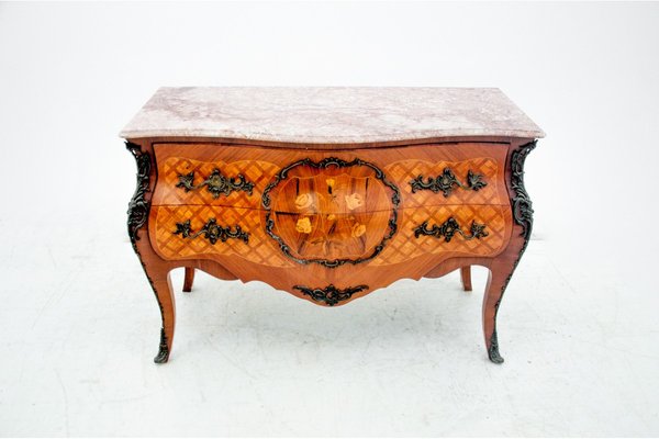 French Chest of Drawers in Walnut, 1930s-BXB-1062330