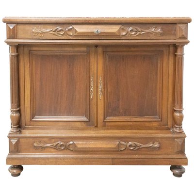 French Chest of Drawers Marble Top, Early 20th Century-RIU-844067