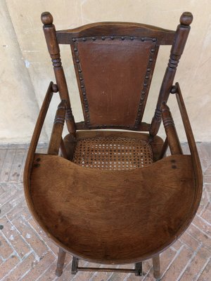 French Children's Chair in Walnut, Late 1800s-ZFY-1768979