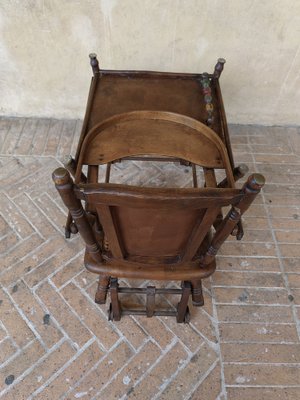 French Children's Chair in Walnut, Late 1800s-ZFY-1768979